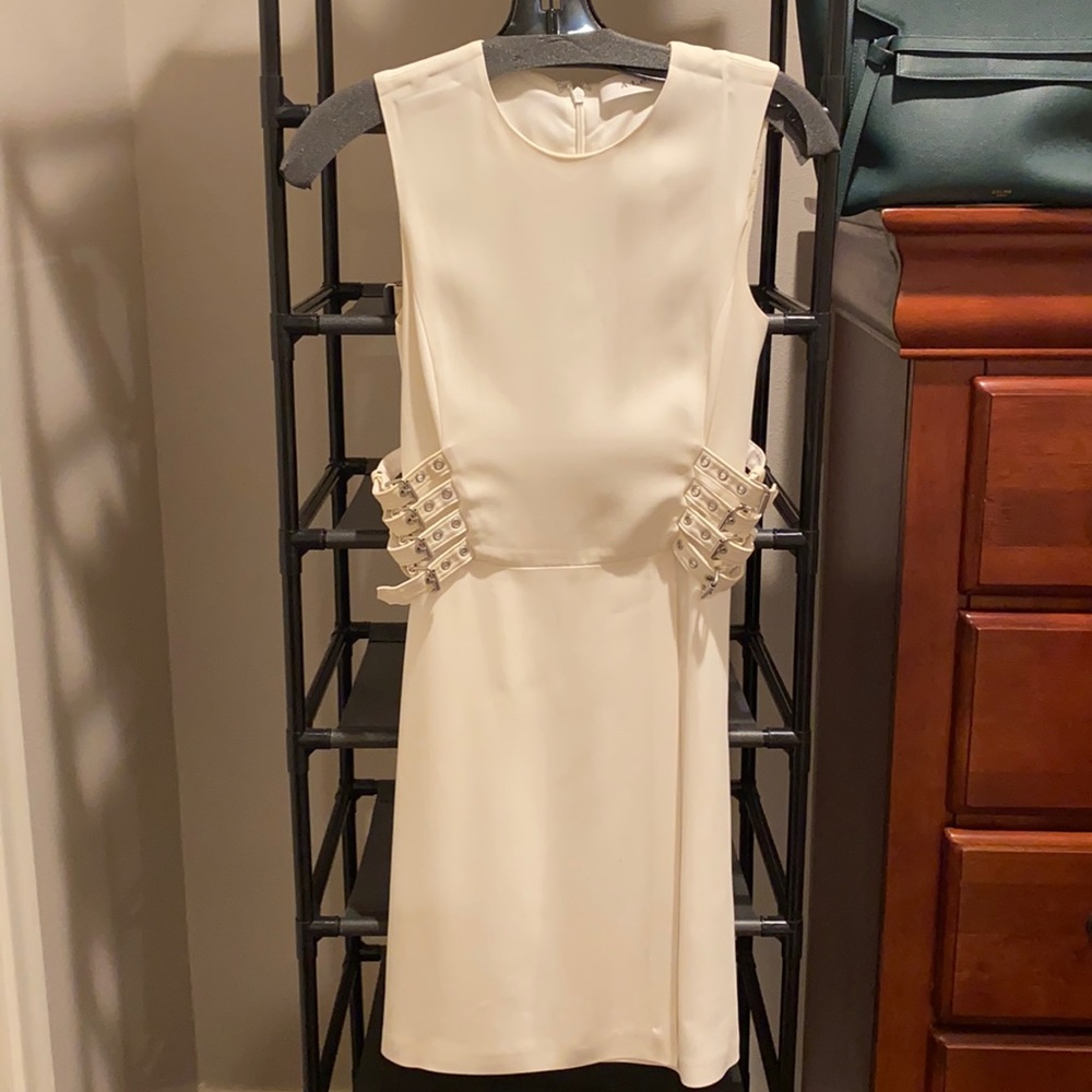A.L.C. silk belt detail dress